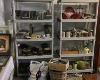 Glassware, collectibles and more