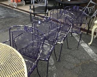 Vintage Wrought Iron Patio Set