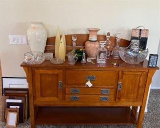 Side board Buffet and china