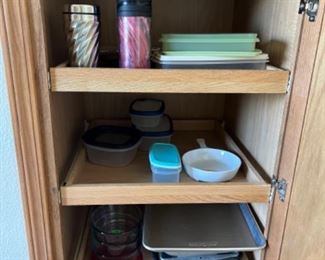 Tupperware and bakeware