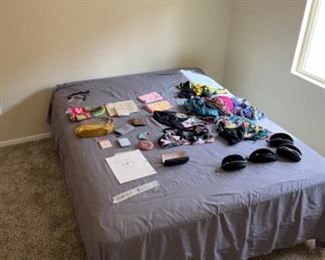 purses, glasses, bathing suits