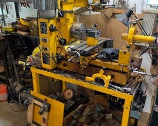 Shopmaster 2000 mill-lathe combo
