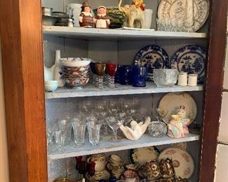 a full cupboard of treasures