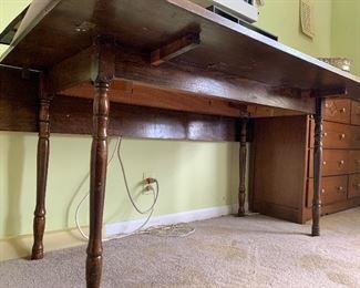 drop leaf 'farm' table