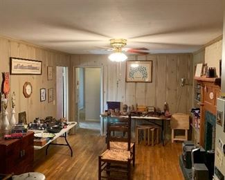 Pottery and wood items