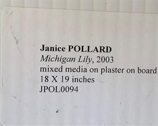 Janice Pollard mixed media Cumberland Gallery