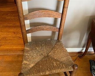 Antique ladder back chair