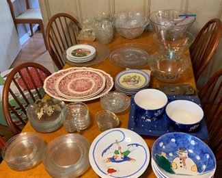 Glass, Christmas, assorted