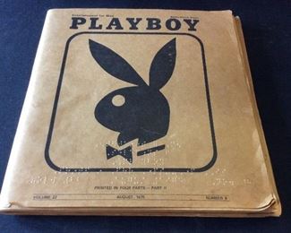 VTG. PLAYBOY BRAILLE EDITION AUGUST 1975 2 OF 4