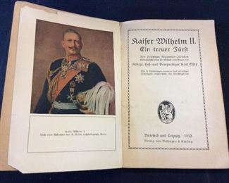 1913 GERMAN KAISER WILHELM II