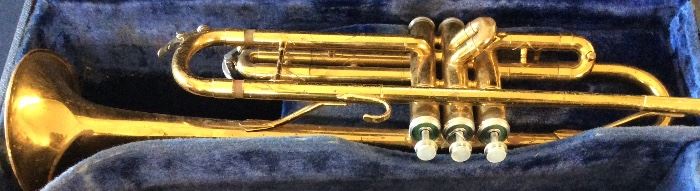 BAND TRUMPET WITH THE CASE #2