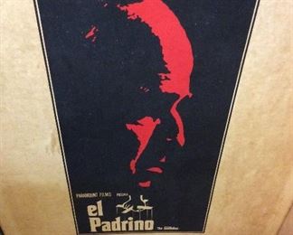 VINTAGE 1972 GODFATHER, EL PADRINO,  ITALIAN MOVIE POSTER