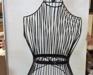 METAL MANNEQUIN DRESS FORM