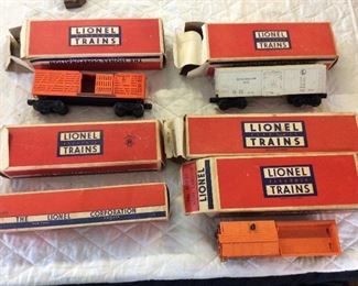 ASSORTED LIONEL ELECTRIC TRAINS