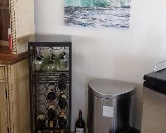 Wine rack; beach art