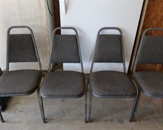 Set of 4 Metal Chairs