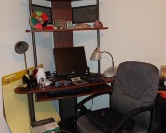 Corner Desk - Office Chair - Office Supplies