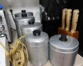 Vintage Tin Canisters