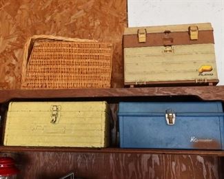 Vintage Tool Boxes - Fishing Tackle
