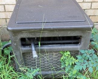 Waterhose and Storage Bin