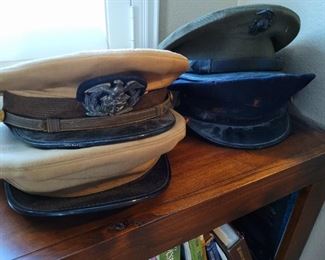 Vintage military caps