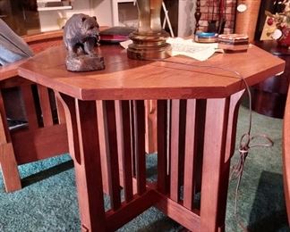 Mission-style end table