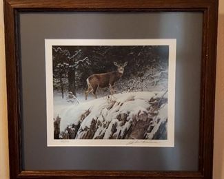 Signed and numbered Robert Bateman lithograph