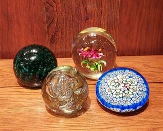 Vintage paperweights