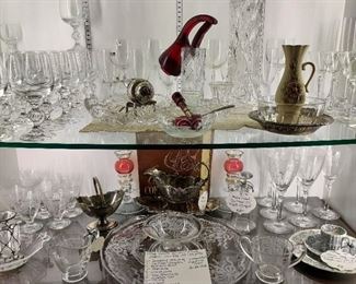 Vintage glassware