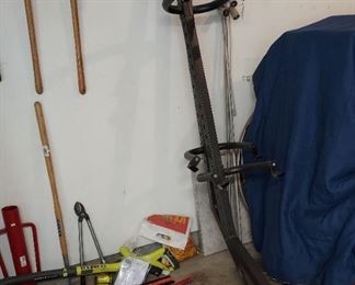 Pair of wall-mounted bike racks