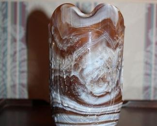 CARNIVAL GLASS PITCHER