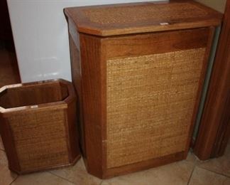 MATCHING HAMPER & TRASH CAN
