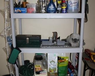 SHELF, GARAGE ITEMS
