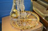 2 HANGIN CRYSTAL CHANDELIERS