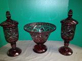 # exquisite pieces of authentic Bohemia Glass - from Bohemia, 1907