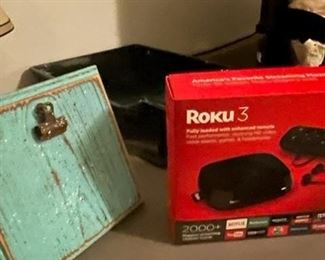 Picture Frames, TVs and ROKU new in the box