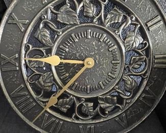 Heavy brass wall clock