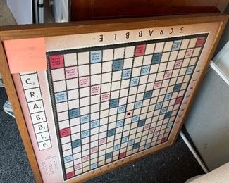 Vintage scrabble table - game