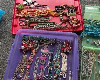 Loads of colorful jewelry And turquoise