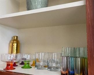 glassware - colorful