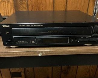 Teac 5 disc CD player