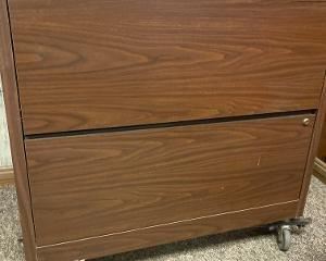 Double wood filing cabinet 3ft x 20 inch