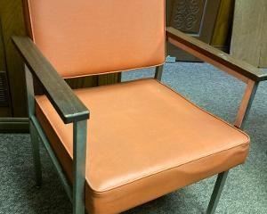 Orange chair 1950s