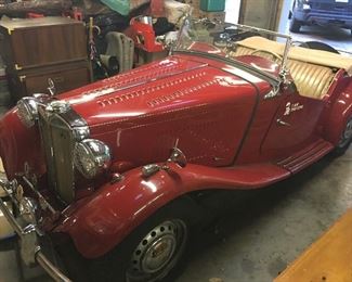 JUST ADDED! 1952 MG-TD!