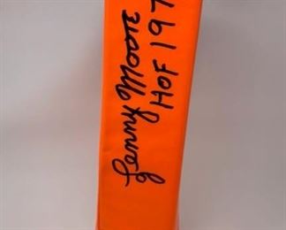 Larry moore signed pylon