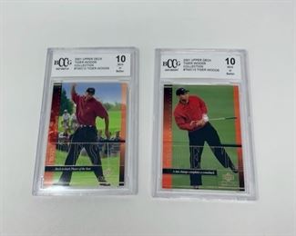 tiger woods graded cards