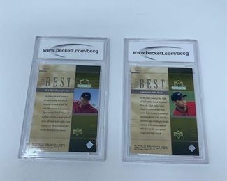 tiger woods graded cards