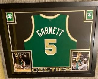 kevin garnett signed jersey