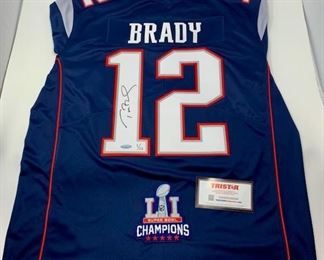 Signed Tom Brady Super Bowl LI Jersey #1 of 12 with certificate!