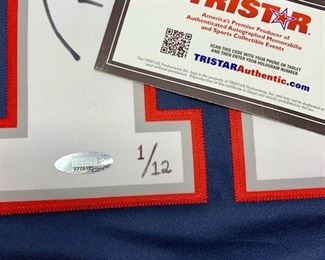 Signed Tom Brady Super Bowl LI Jersey #1 of 12 with certificate

